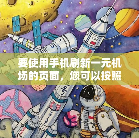 要使用手机刷新一元机场的页面，您可以按照以下步骤操作